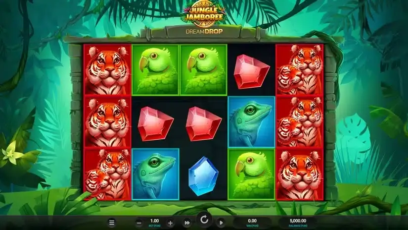 Jungle Jamboree Dream Drop slot screenshot 1