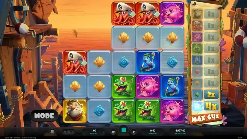 Lure of Fortune slot screenshot 2