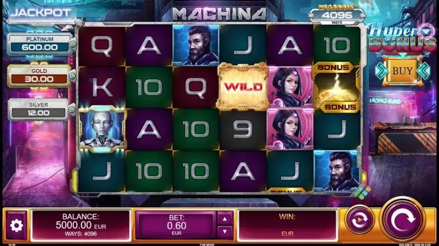 Machina slot screenshot 1