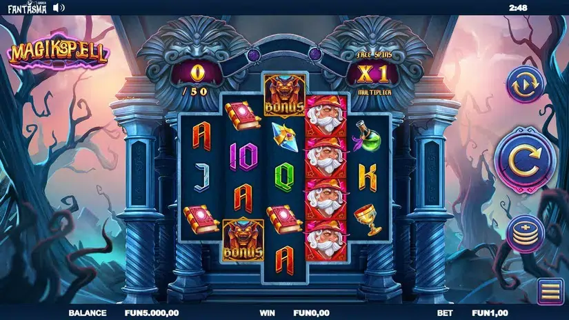 Magikspell slot screenshot 1