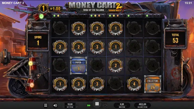 Money Cart 2 slot screenshot 