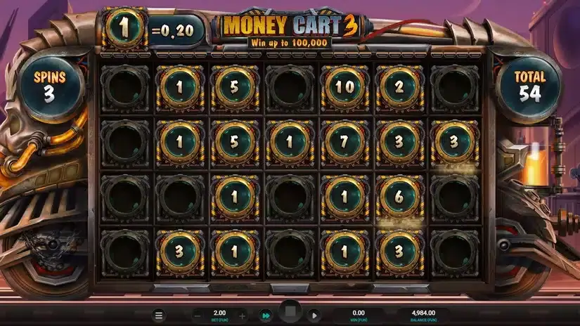 Money Cart 3 slot screenshot