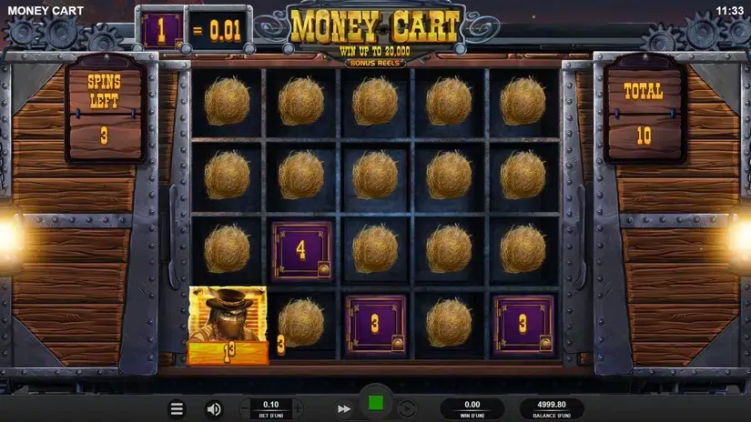 Money Cart Bonus Reels slot screenshot 2