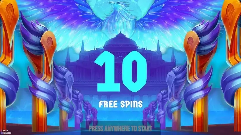 Phoenix Up Cash slot screenshot 2