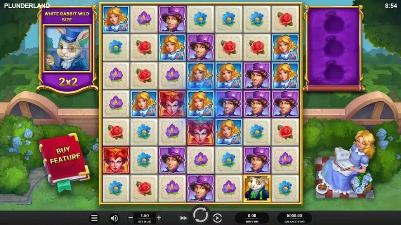 Plunderland slot screenshot 