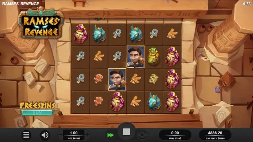 Ramses Revenge slot screenshot 2