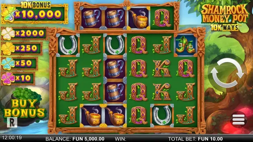 Shamrock Money Pot 10K ways slot screenshot 