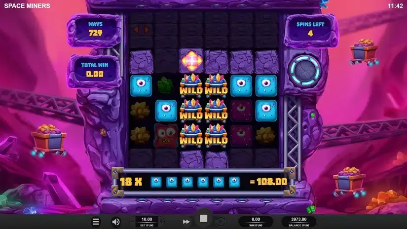 Space Miners slot screenshot 5