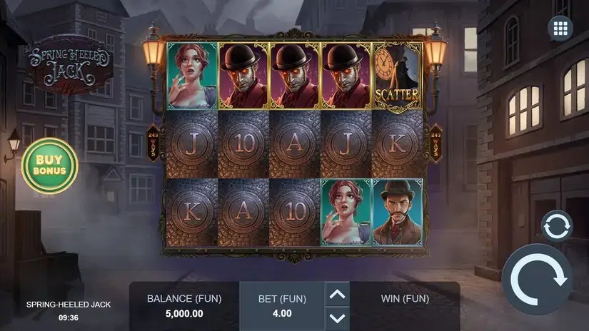 Spring Heeled Jack slot screenshot 1