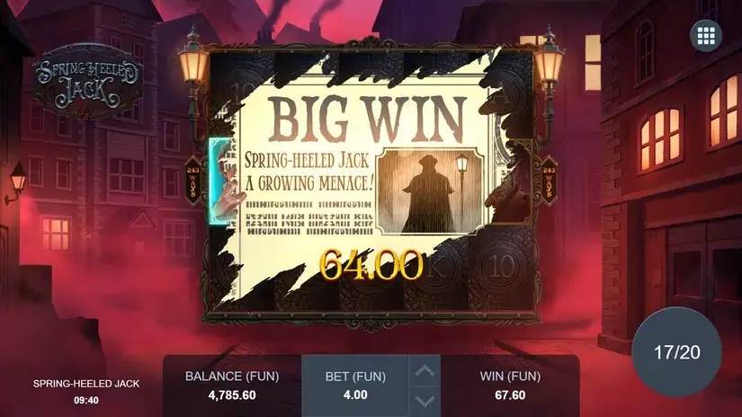 Spring Heeled Jack slot screenshot 12