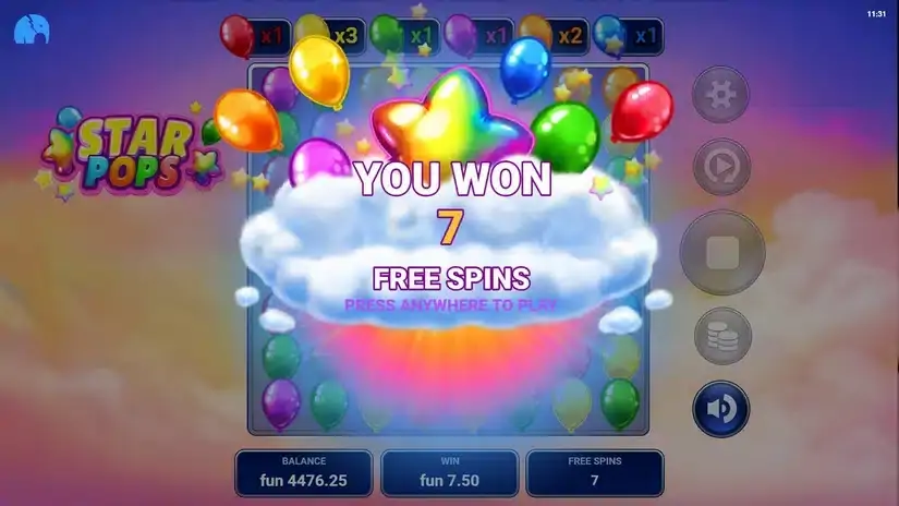 Star Pop slot screenshot 4