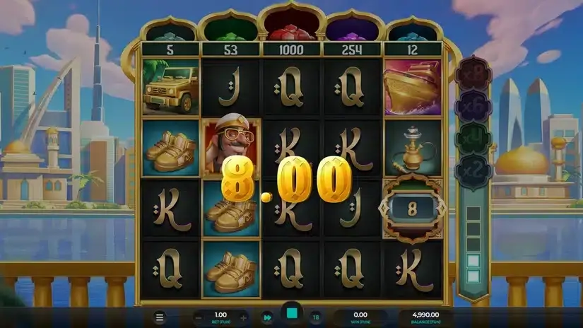 Sultan Spins slot screenshot 3