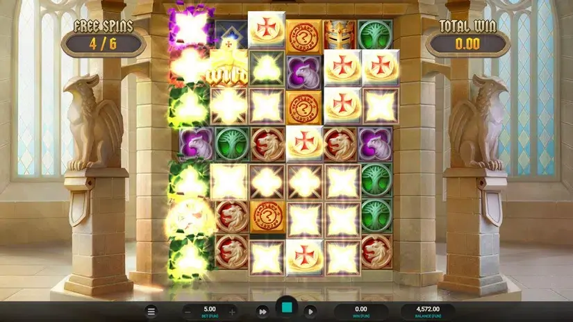 Templar Tumble slot screenshot 5