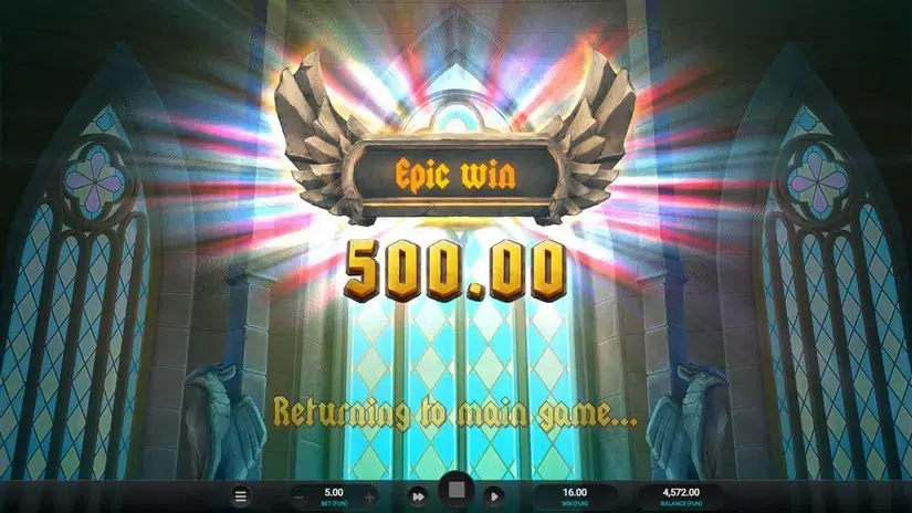 Templar Tumble slot screenshot 