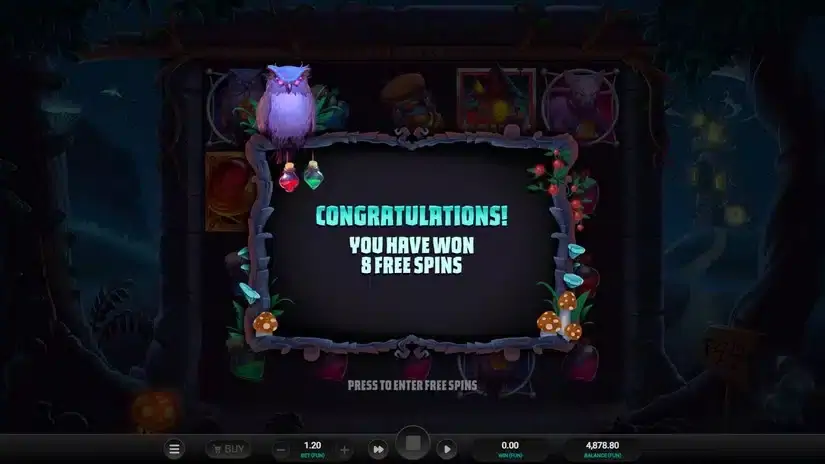 The Sorcerers Shuffle slot screenshot 3