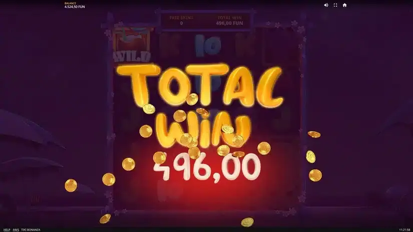 Tiki Bonanza slot screenshot 8