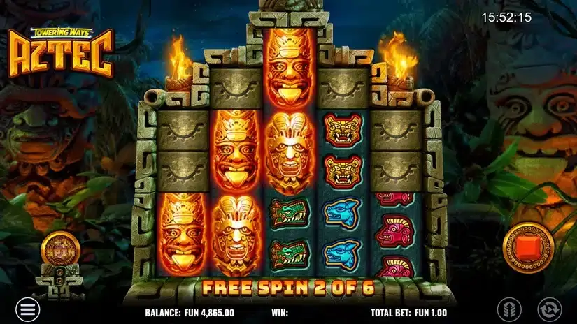 Towering Ways Aztec slot screenshot 3
