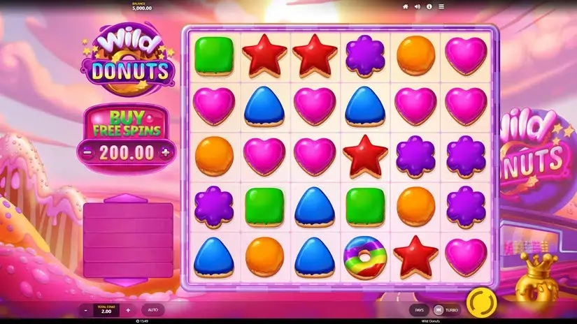 Wild Donuts slot screenshot 