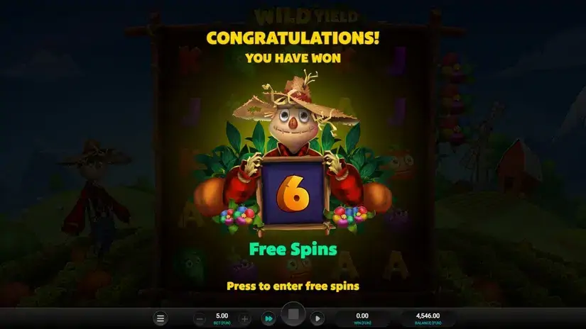 Wild Yield slot screenshot 5