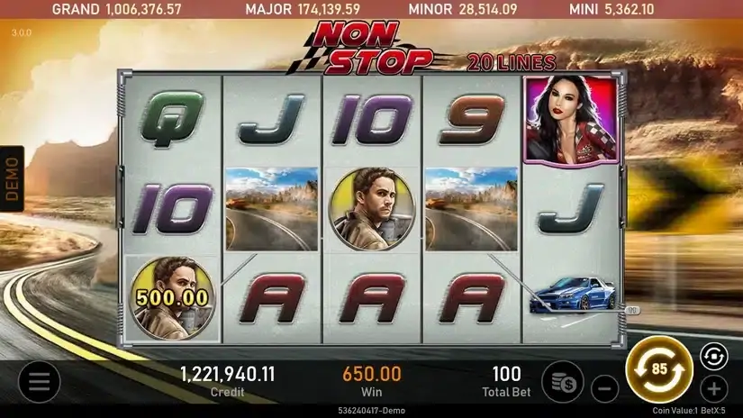 Nonstop slot screenshot 4