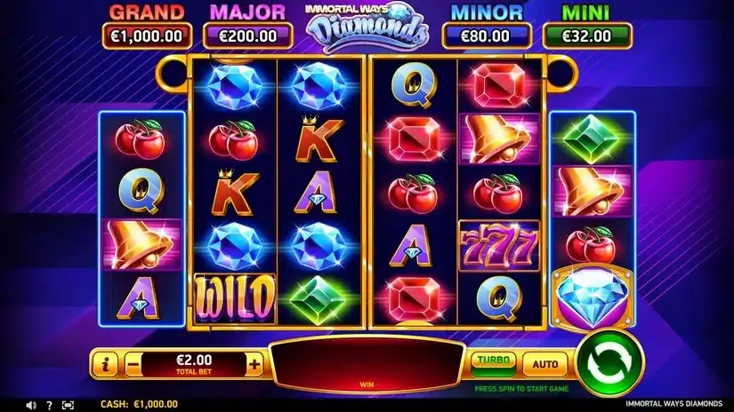 Immortal Ways Diamond slot screenshot 1