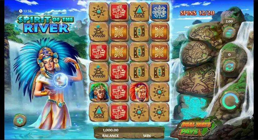 Spirit of the River slot screenshot 1