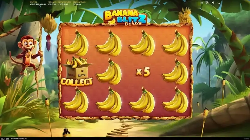 Banana Blitz Deluxe slot screenshot 5