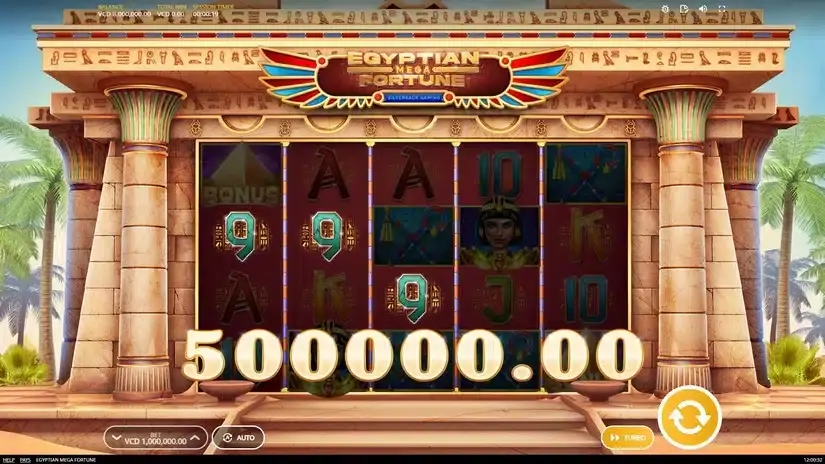 Egyptian Mega Fortune slot screenshot 2