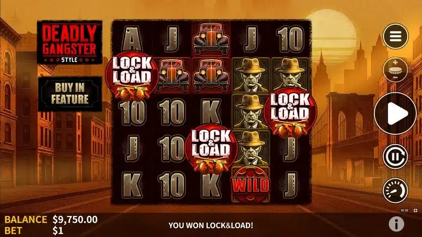 Deadly Gangster Style slot screenshot 2