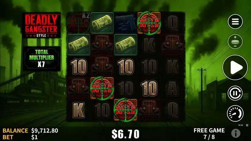 Deadly Gangster Style slot screenshot 7