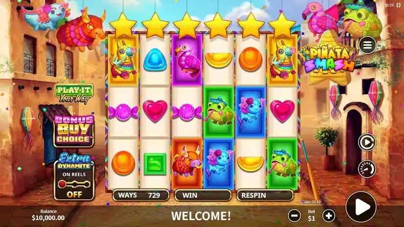 Piñata Smash slot screenshot 