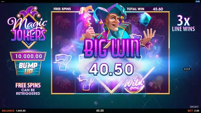 Magic Jokers slot screenshot 