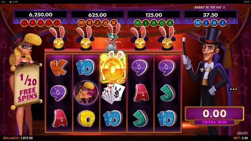 Rabbit in the Hat 2 slot screenshot 3