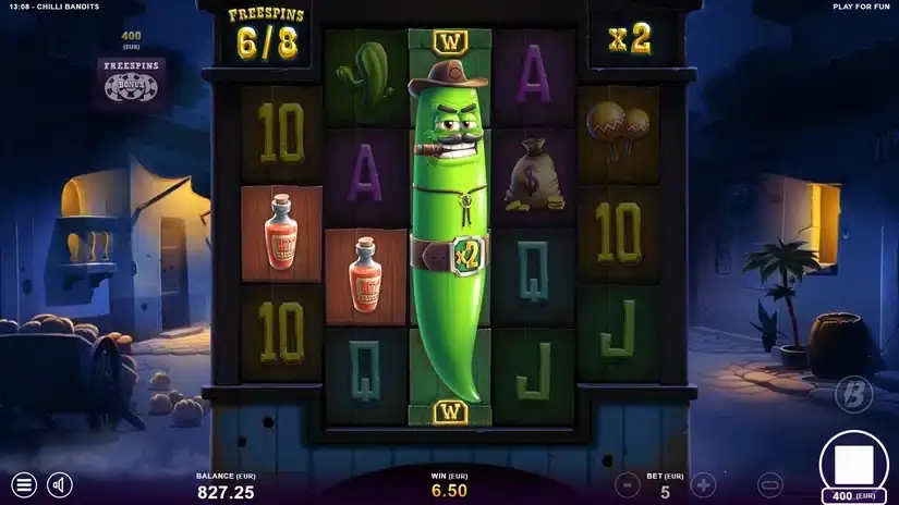Chilli Bandits slot screenshot 5
