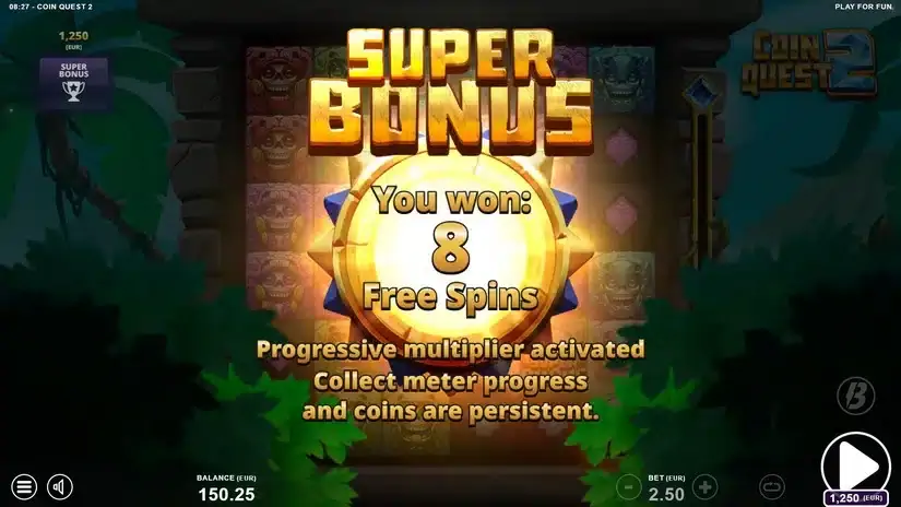 Coin Quest 2 slot screenshot 7