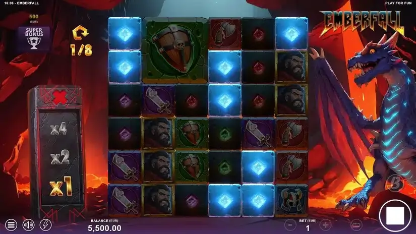 Emberfall slot screenshot 4