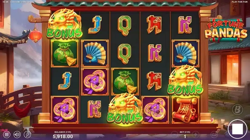 Fortune Pandas slot screenshot 2
