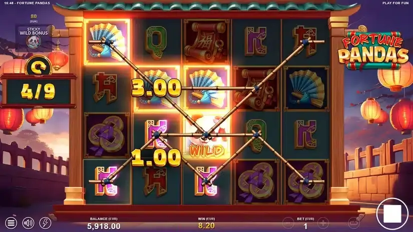 Fortune Pandas slot screenshot 5