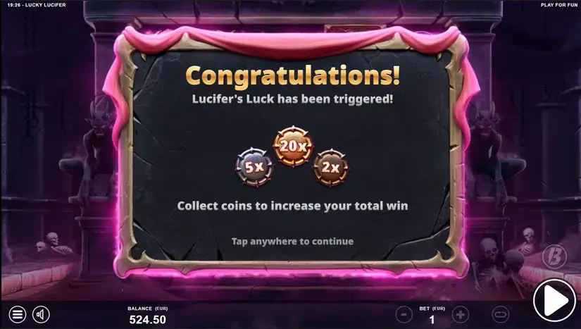 Lucky Lucifer slot screenshot 3