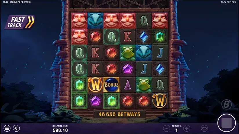 Merlin’s Fortune slot screenshot 2