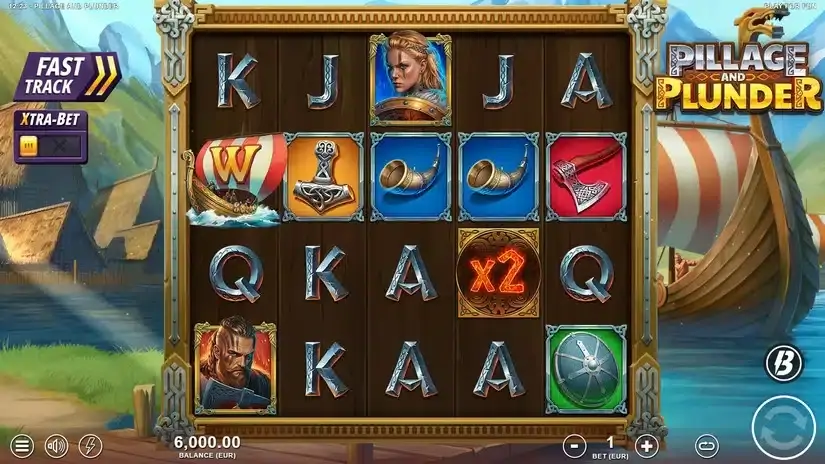 Pillage & Plunder slot screenshot 