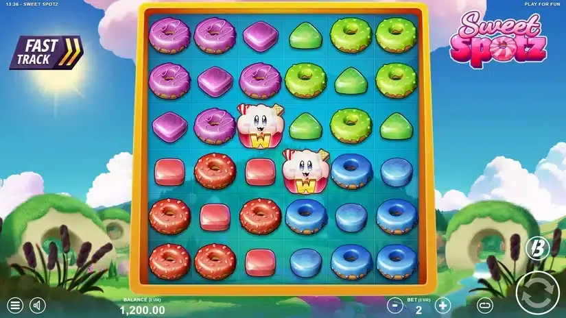 Sweet Spotz slot screenshot 