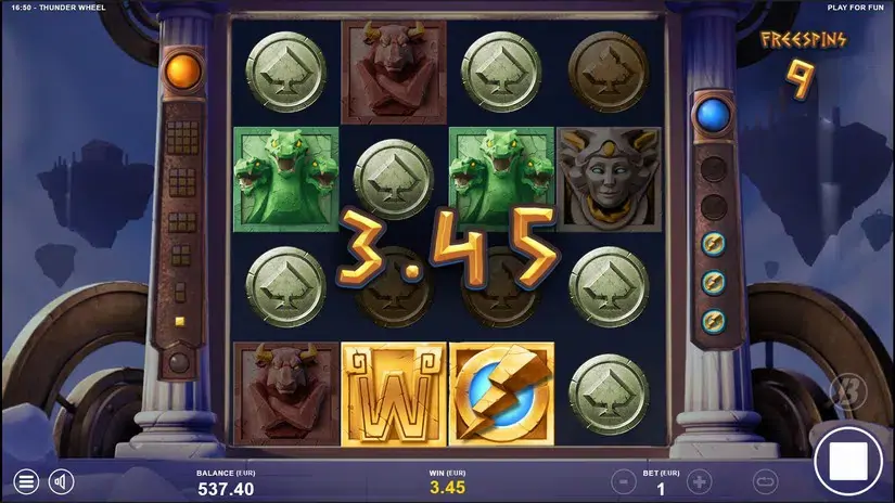 Thunder Wheel slot screenshot 5