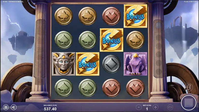 Thunder Wheel slot screenshot 3