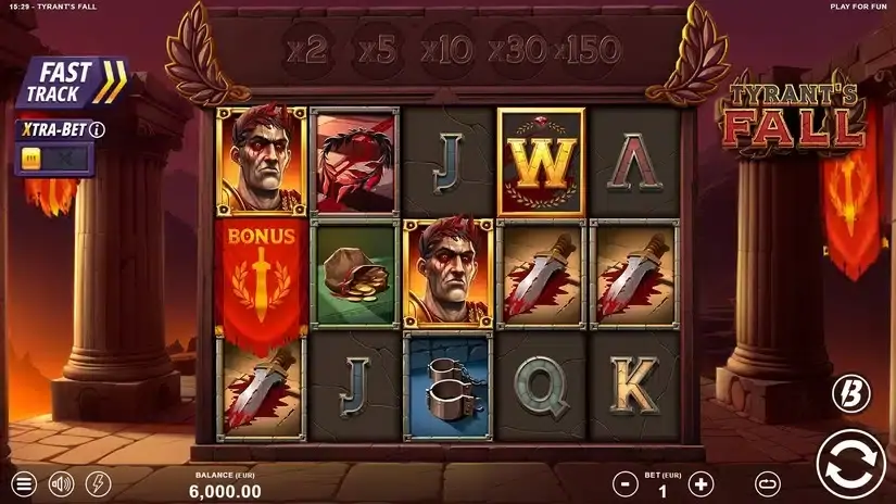 Tyrant’s Fall slot screenshot 