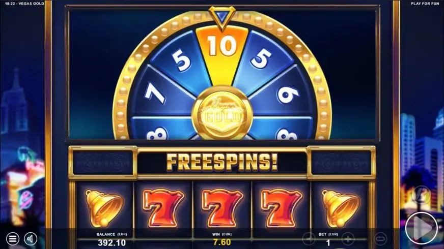 Vegas Gold slot screenshot 6