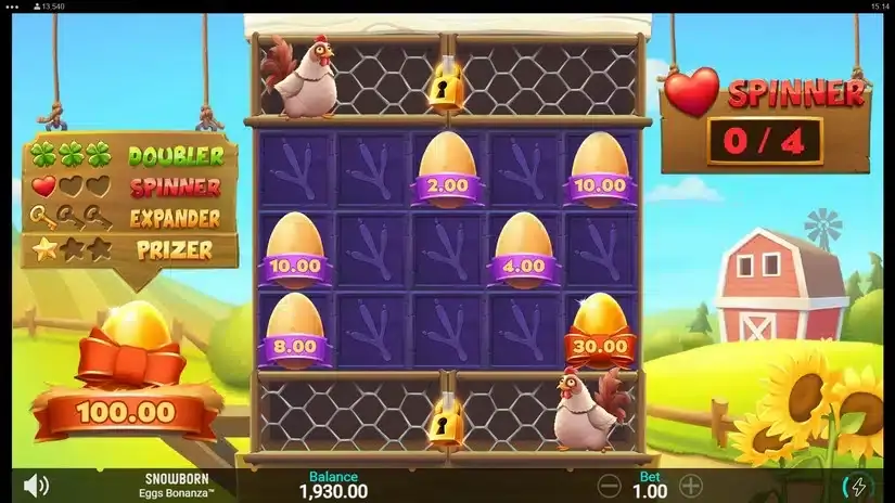 Eggs Bonanza slot screenshot 