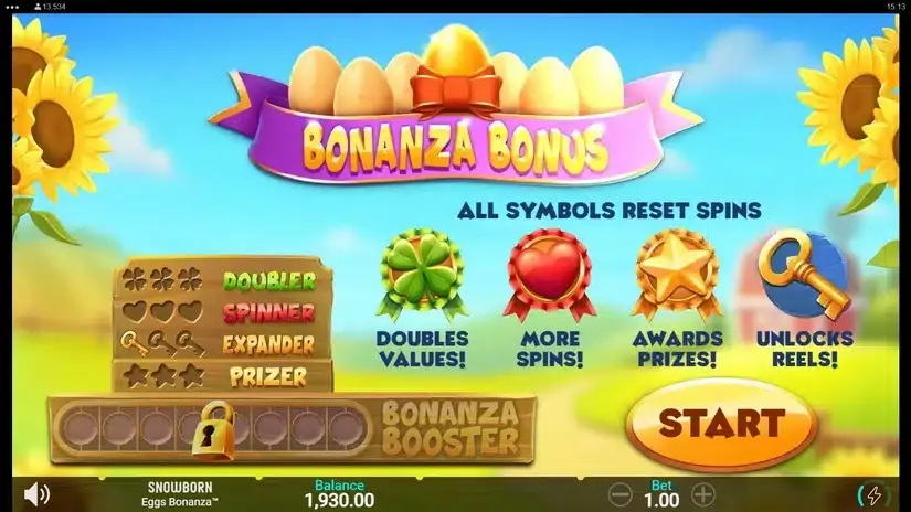 Eggs Bonanza slot screenshot 3