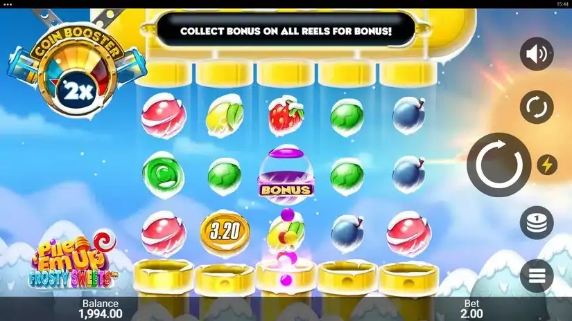 Pile ‘Em Up Frosty Sweets slot screenshot 2