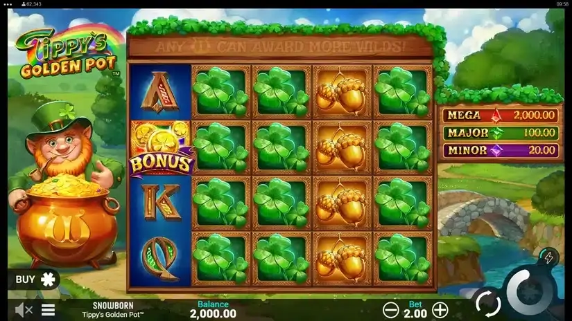 Tippy’s Golden Pot slot screenshot 